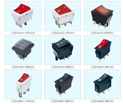 【生產(chǎn)各類船型開關(guān)翹板開關(guān)/按鈕開關(guān) 按鍵開關(guān)】價(jià)格,廠家,圖片,電工開關(guān),樂清市創(chuàng)展電子-